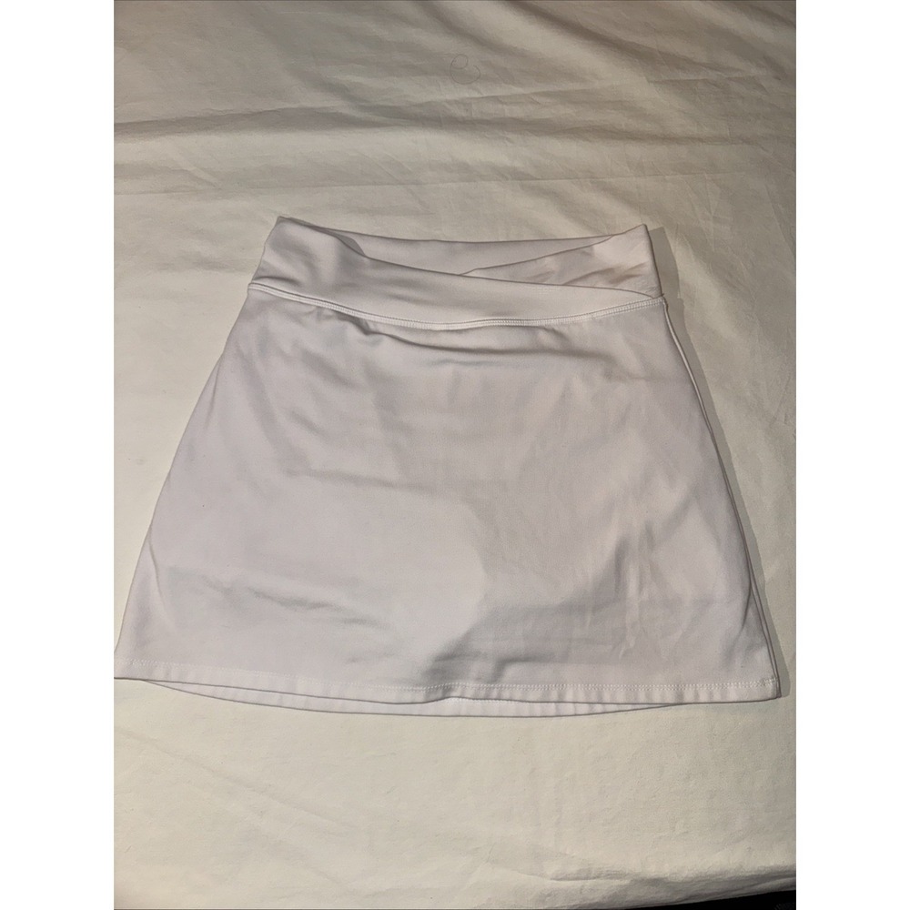 Mono B Skort Womens Size L‎ White Tennis Pickleball Skirt Active Athletic Casual